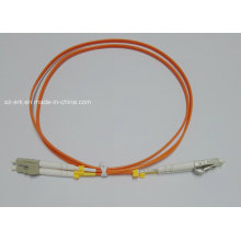 Fibra Patch Cord para LC-LC Duplex Om2 Laranja Cabo (2m)